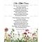The Little Cares Poetry Watercolor Field Clover By E B Browning 8x10 Poetry Instant Wall Art Digital Download Printable DIY Vintage Verses